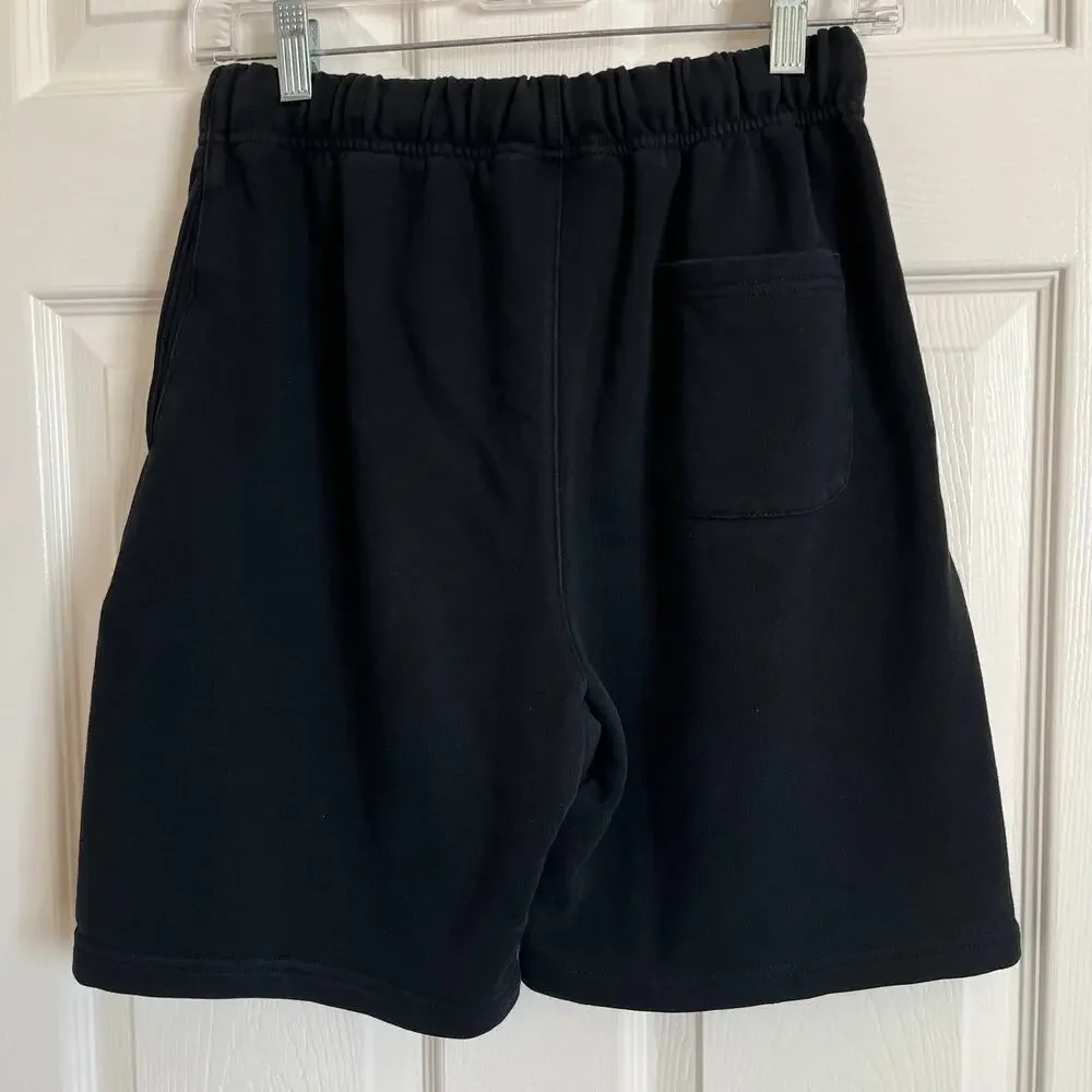 Essentials Fear of God Men’s Black Fleece Sweat Size L Short & Size M Tee Bundle